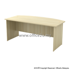 EXMB-180A EXOTIC SERIES 6FT CURVE-FRONT EXECUTIVE TABLE